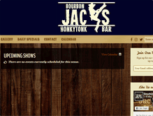 Tablet Screenshot of bourbonjacks.net